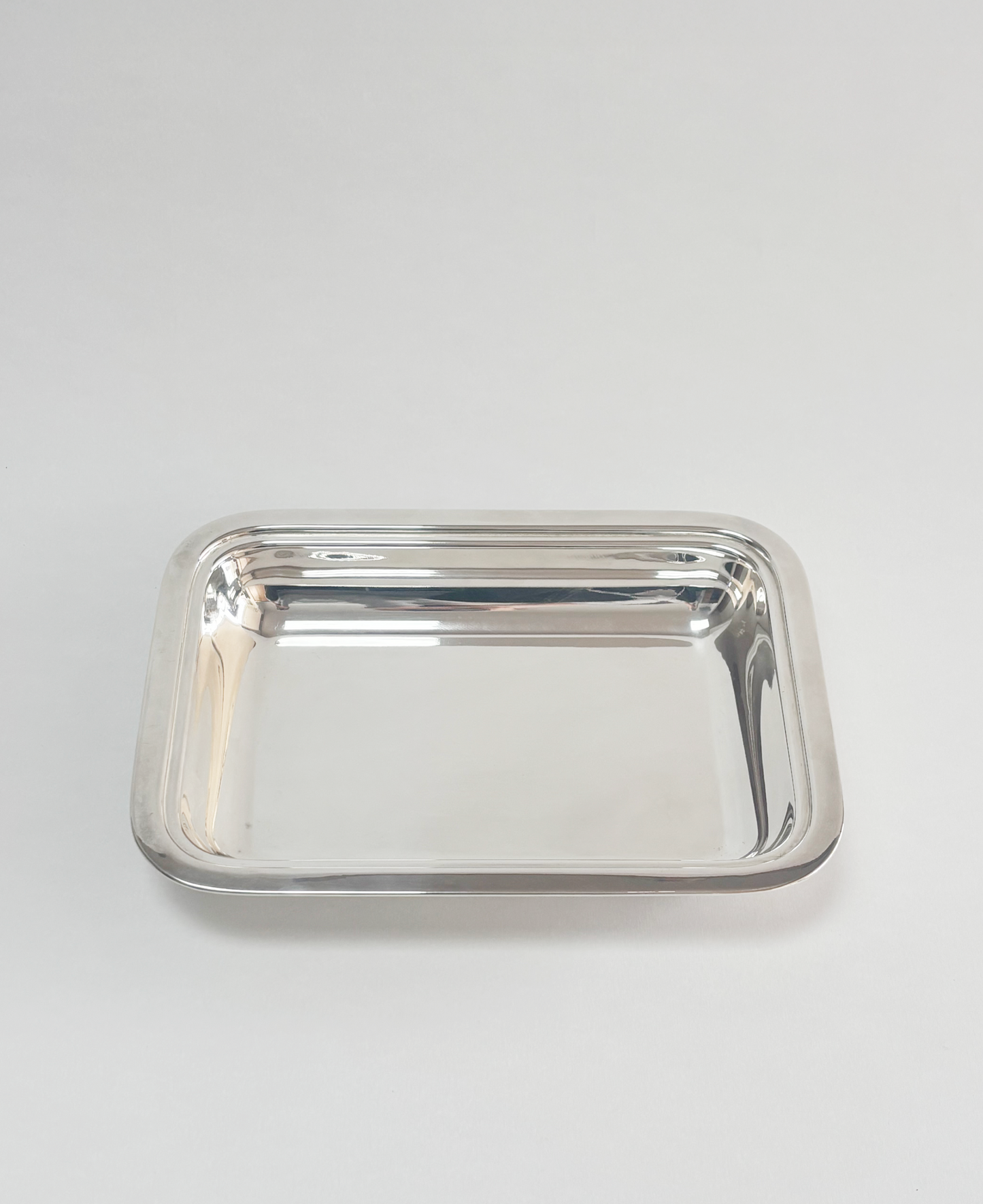RECTANGLE SILVER PLATE TRAY