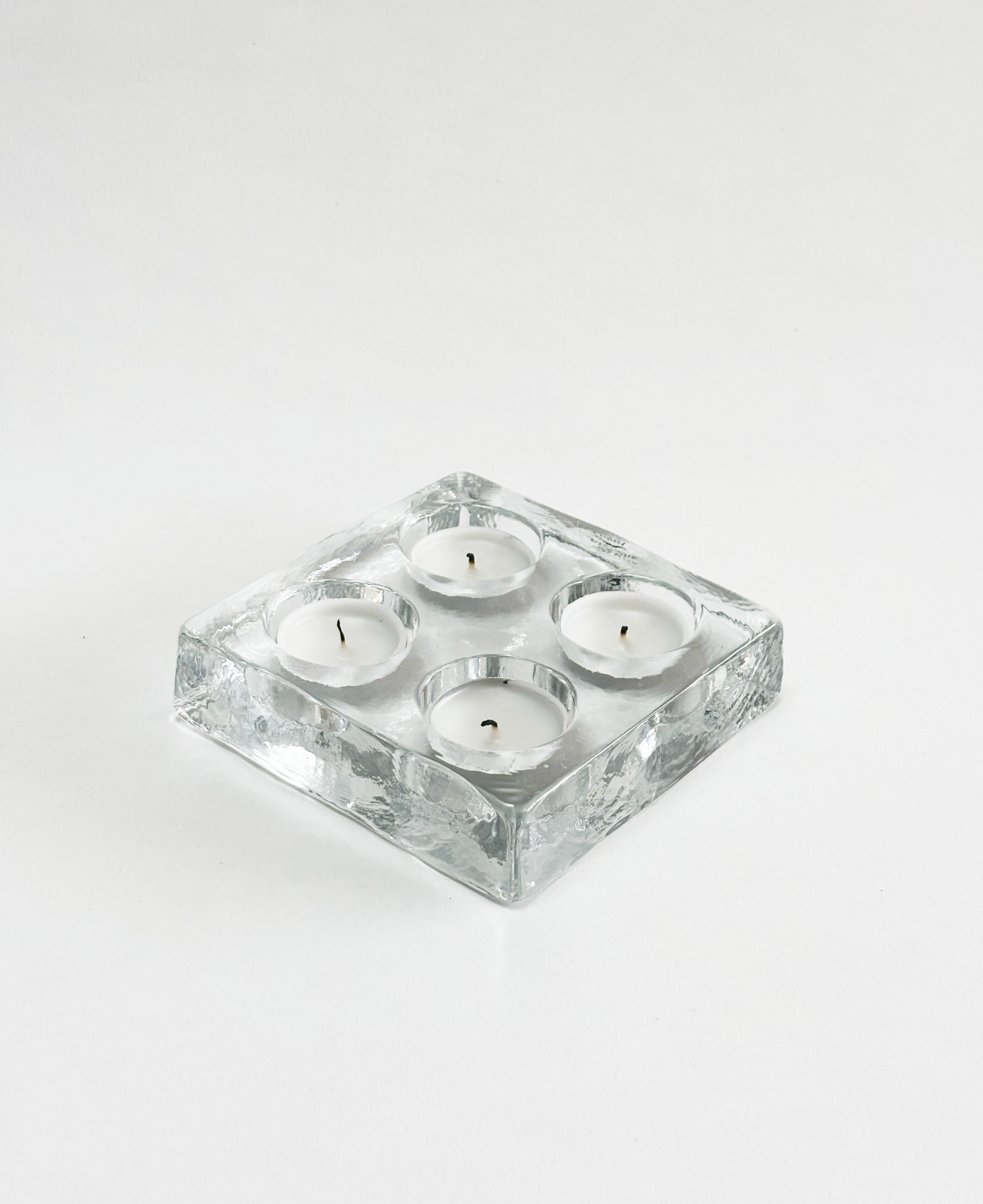 GLASS CANDLE HOLDER