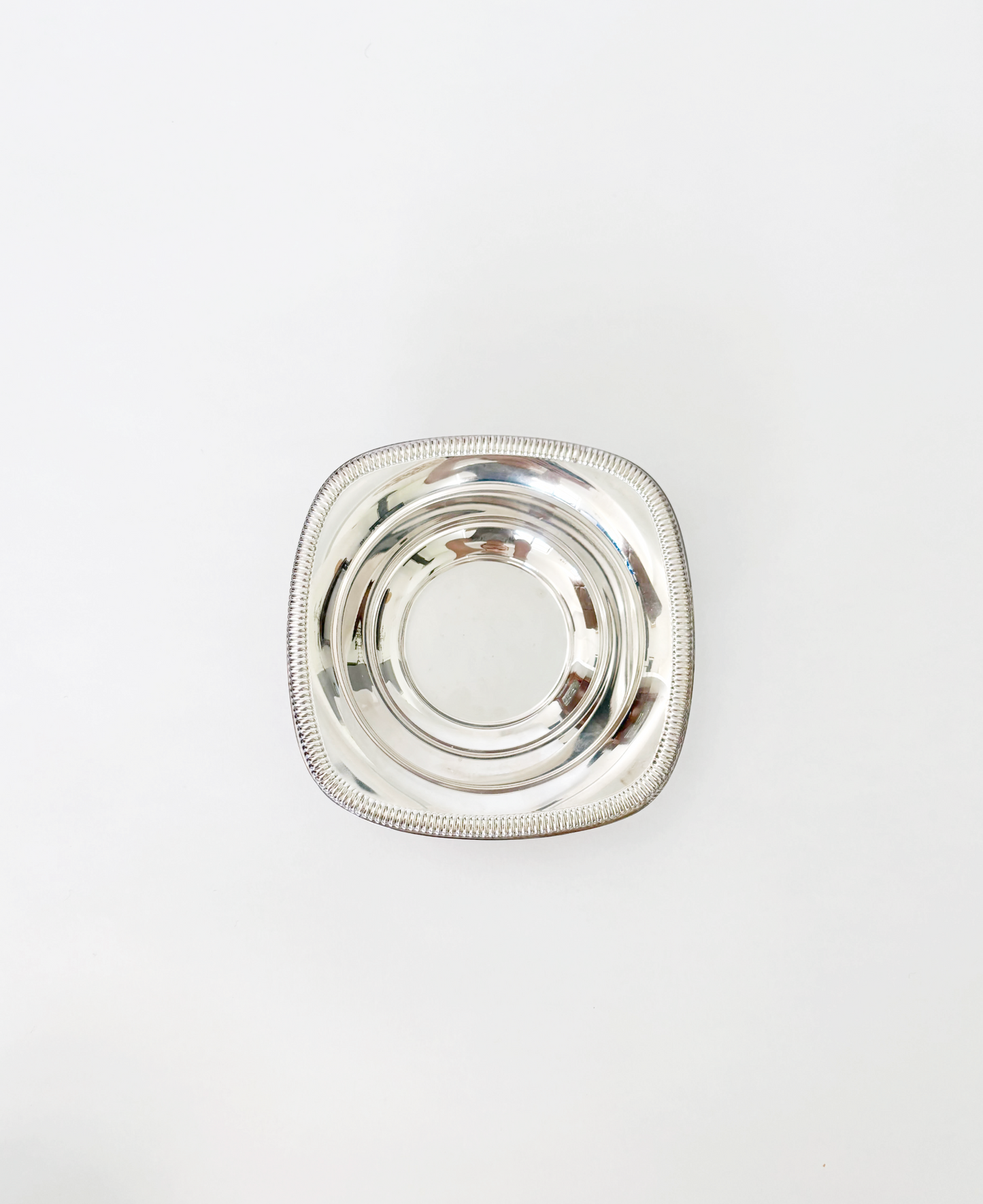 SILVER PLATE BON BON DISH