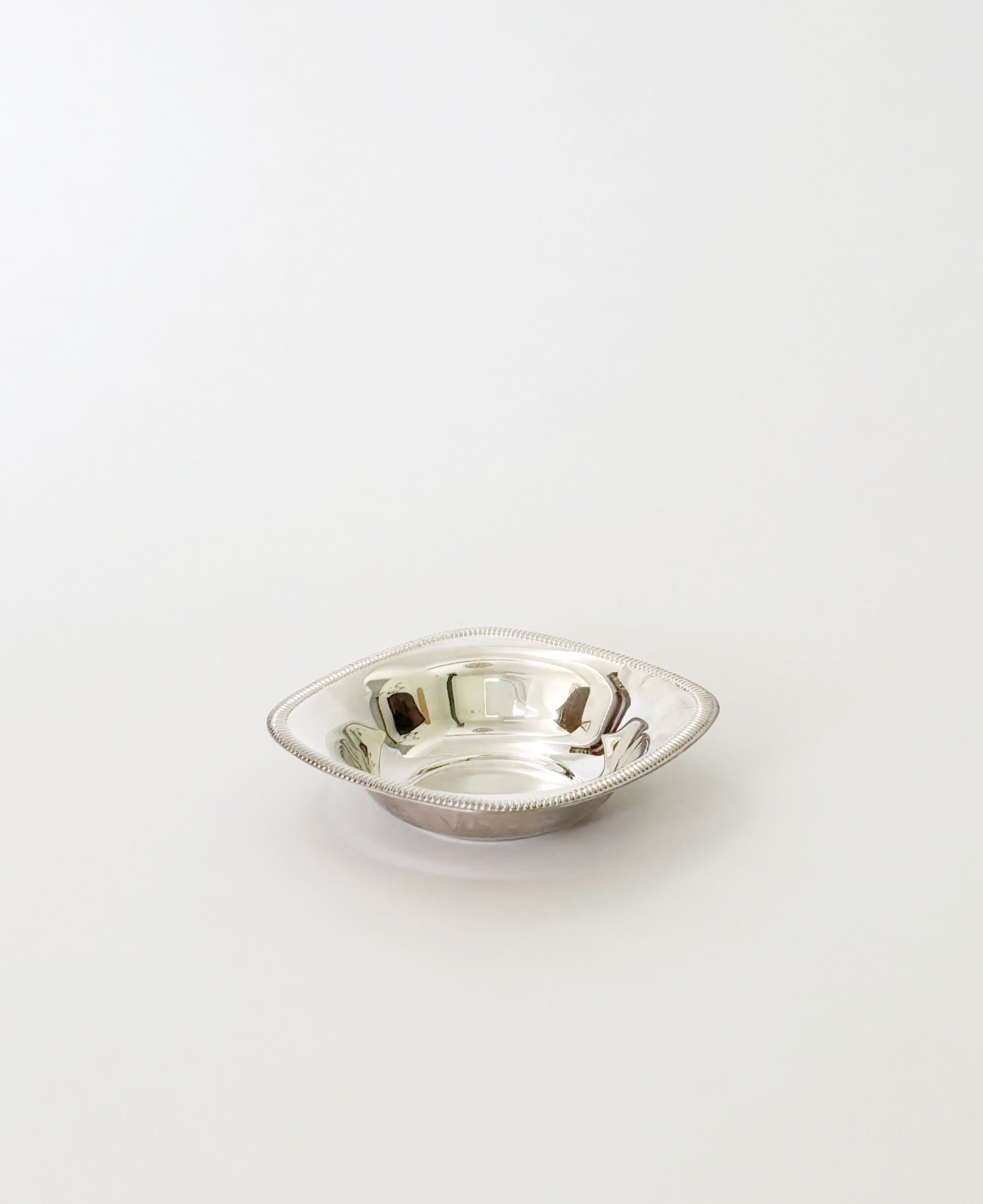 SILVER PLATE BON BON DISH
