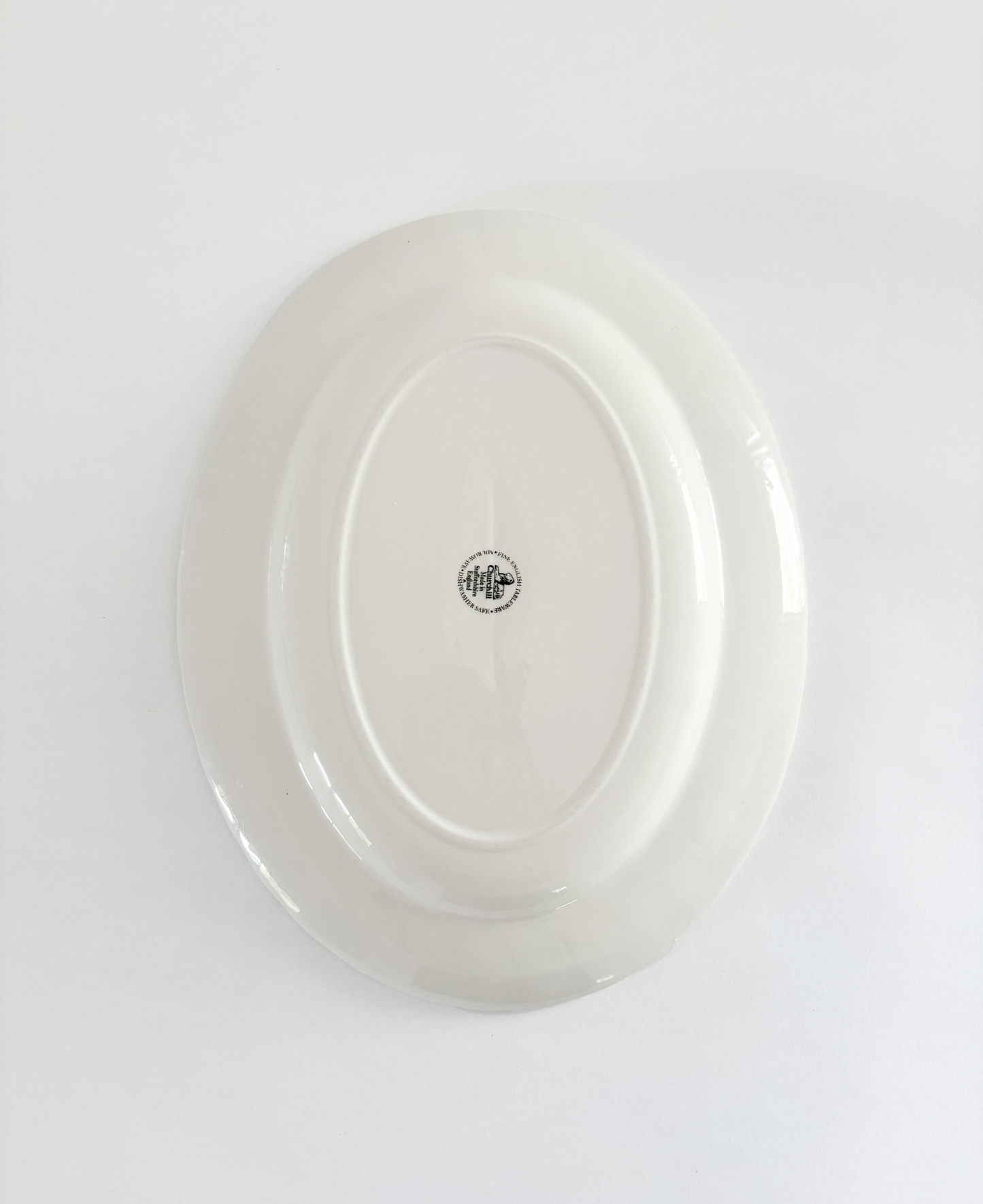 WHITE OVAL PLATTER