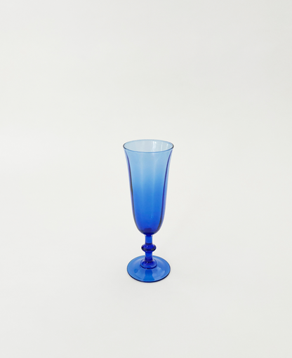 COBALT CHAMPAGNE GLASSES