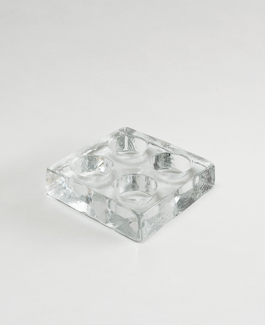 GLASS CANDLE HOLDER