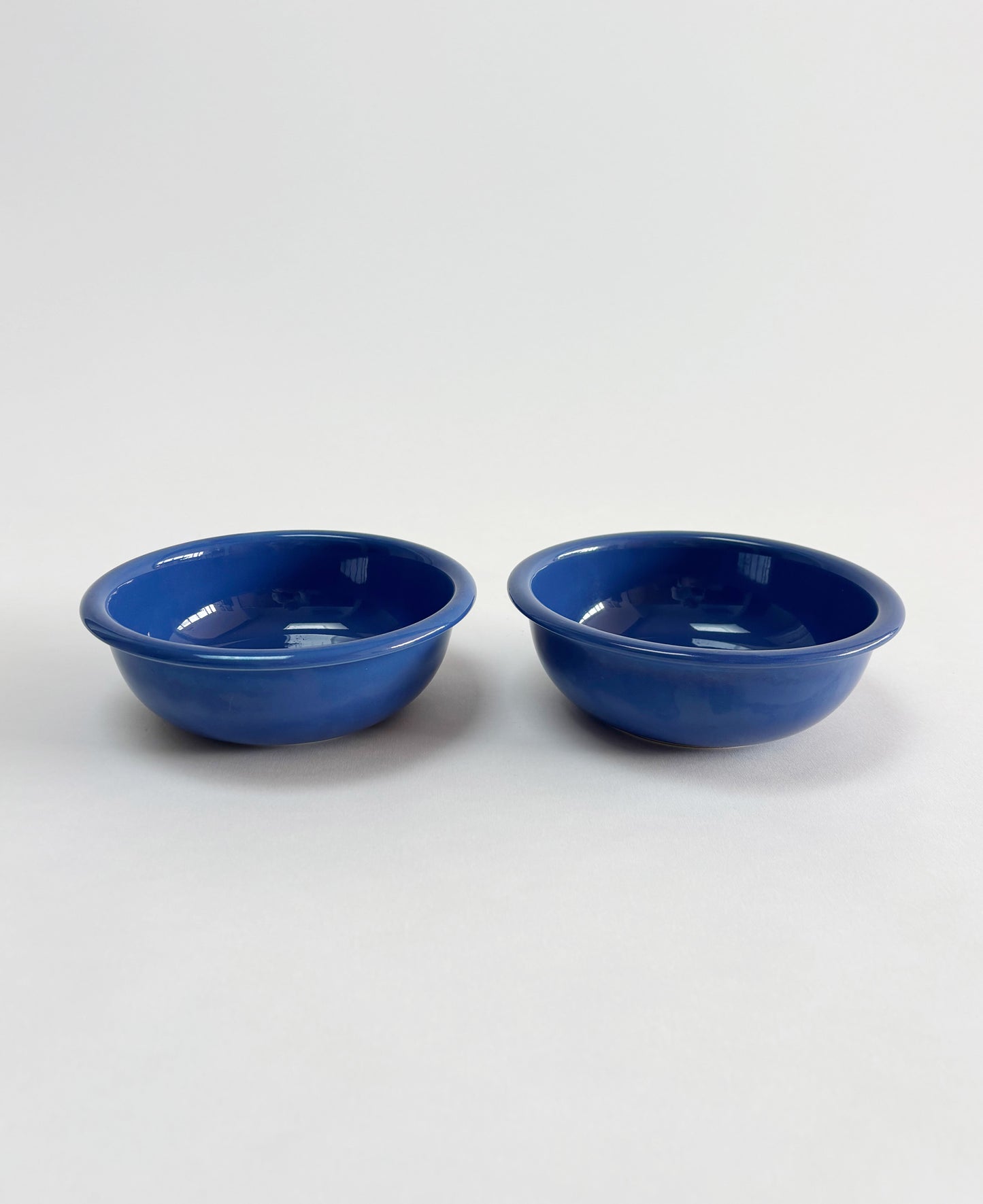 SET OF 2 BLUE BOWLS