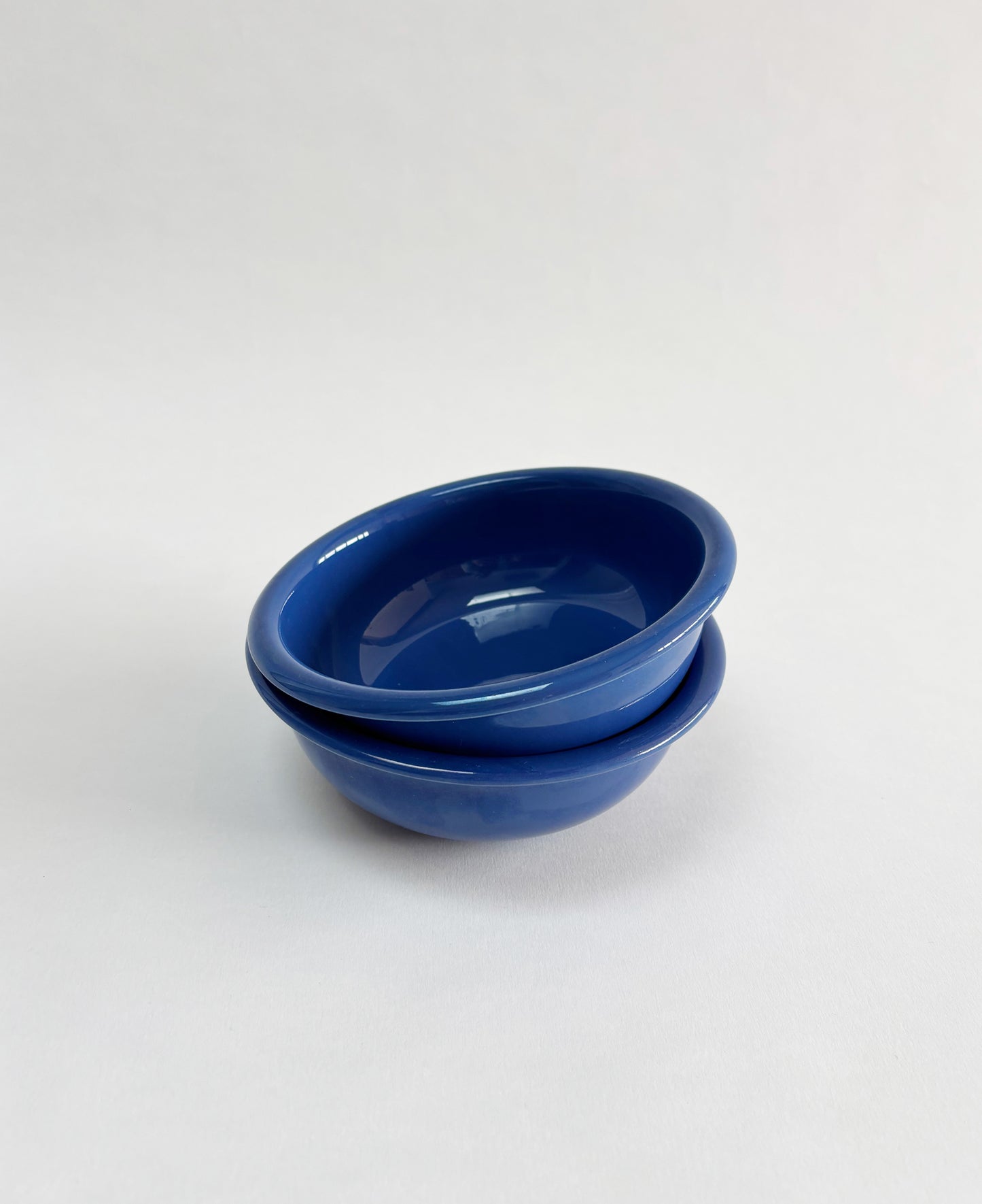 SET OF 2 BLUE BOWLS