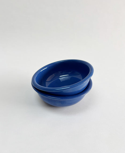SET OF 2 BLUE BOWLS
