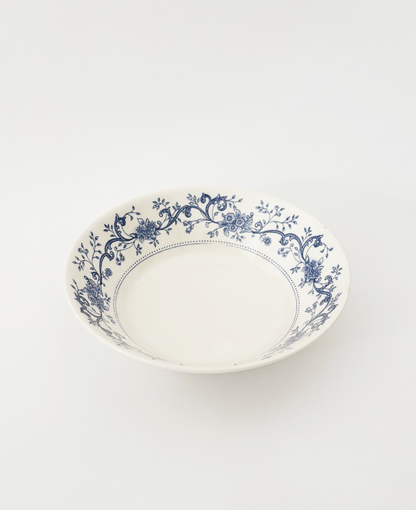 BLUE DECORATIVE RIM BOWL