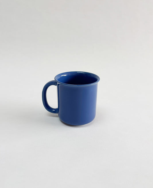 SET OF 4 BLUE MUGS