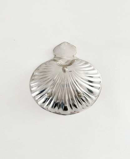 SILVER PLATED SHELL DISH