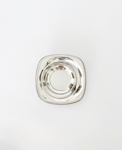 SILVER PLATE BON BON DISH