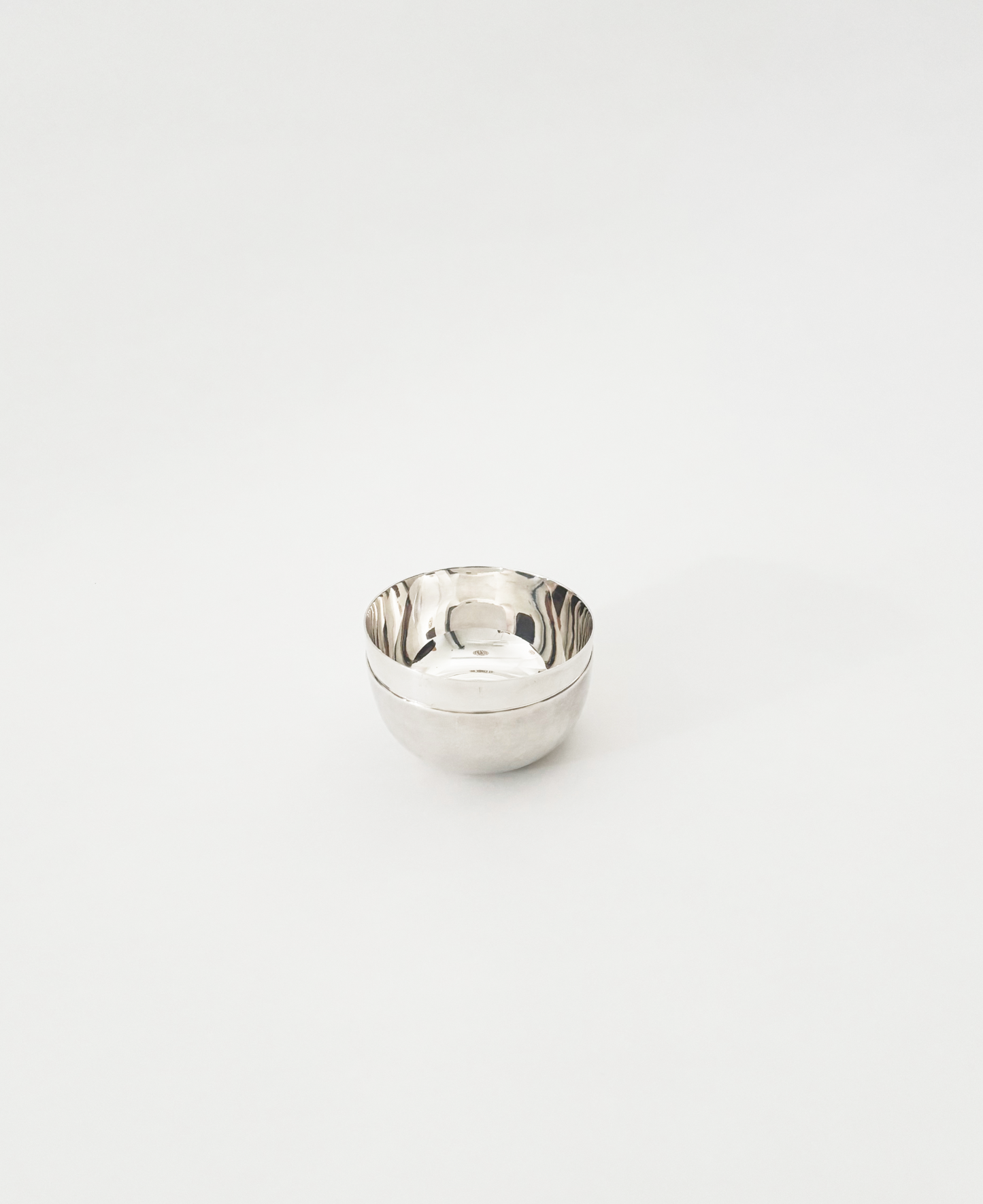 SET OF 2 SILVER SMALL BOWLS