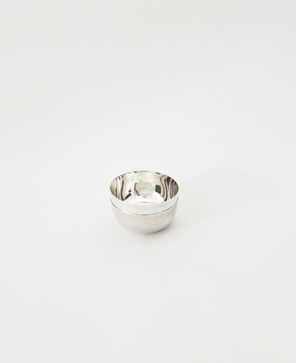 SET OF 2 SILVER SMALL BOWLS
