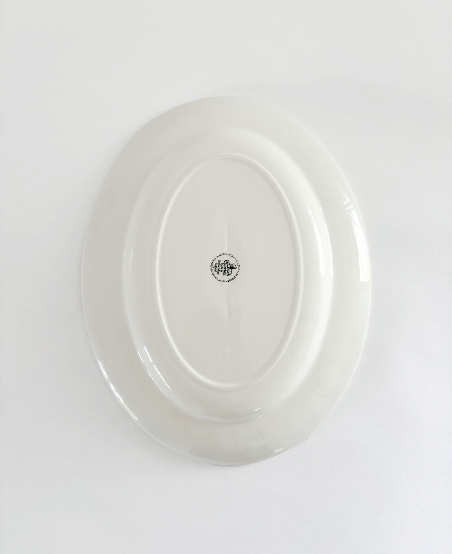 CHURCHILL CHELSEA WHITE OVAL PLATTER