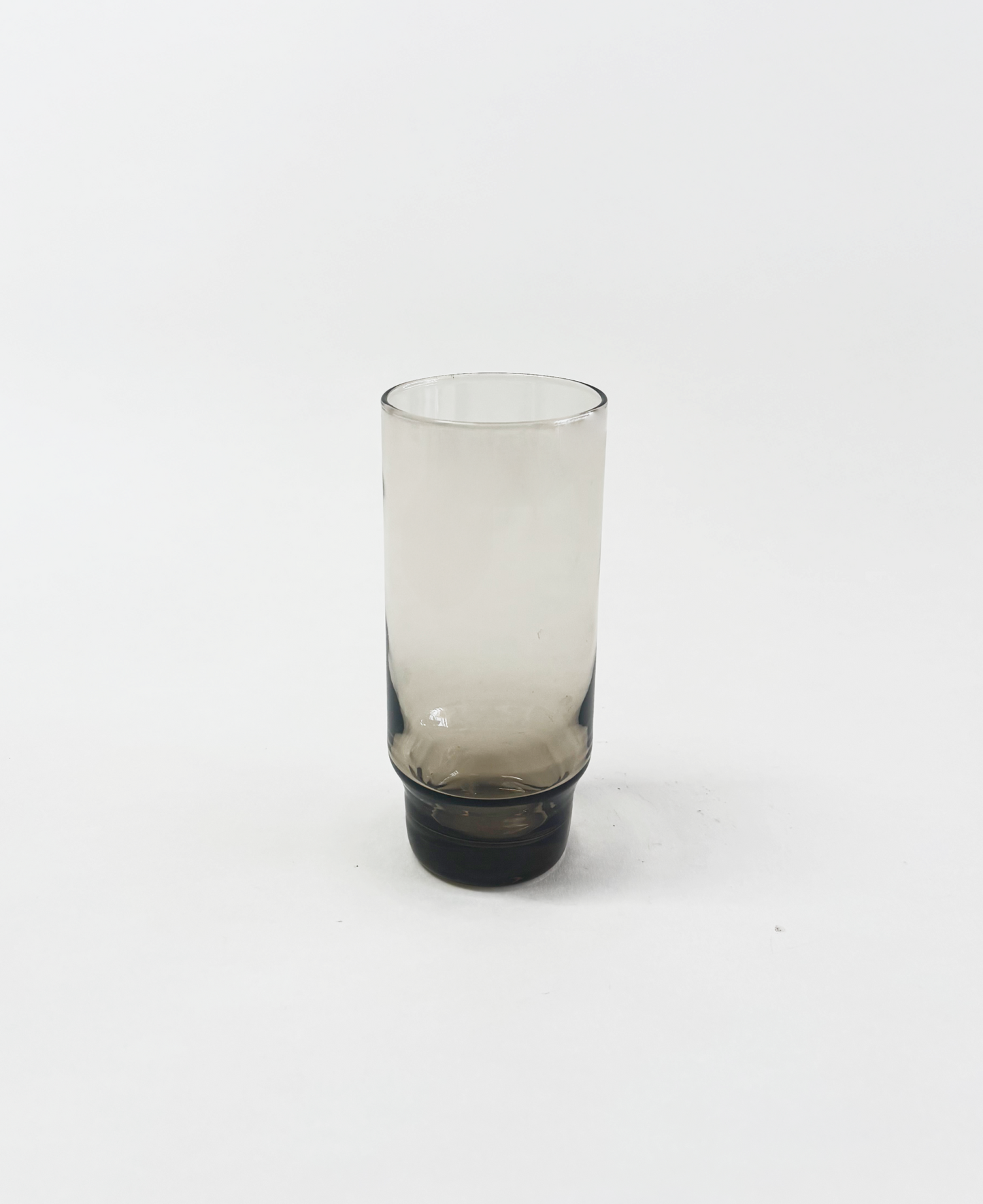 SET OF 4 TALL SMOKE GLASSES