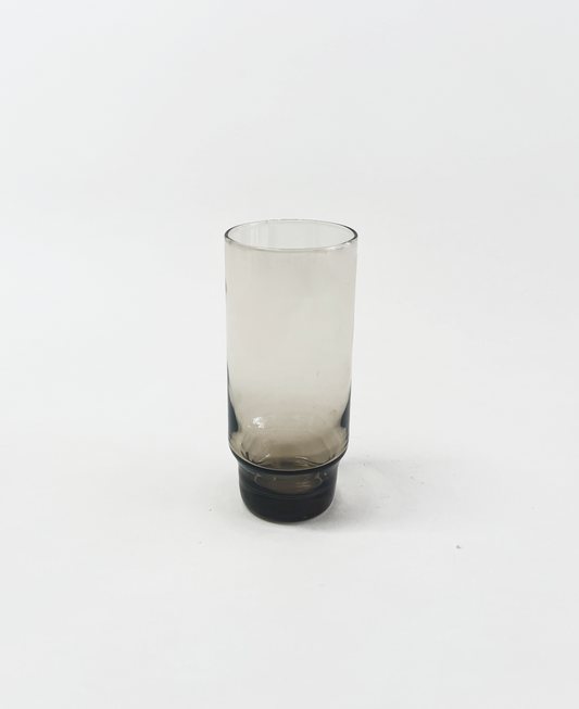 SET OF 4 TALL SMOKE GLASSES